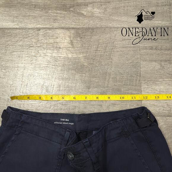 Adriano Goldschmied The Ira Utilitarian Relaxed Straight Leg Pants Size 27 (4) - Picture 3 of 6